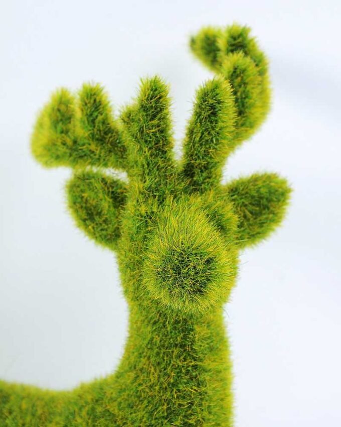 20*16cm flocking Sika deer GS-3010105 2 20*16cm flocking Sika deer GS-3010105