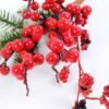 13*33cm red berry & Pine twigs spray GS-3010110