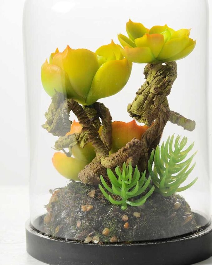 9.5*9.5*15cm Desert plant in grass pot GS-3030167