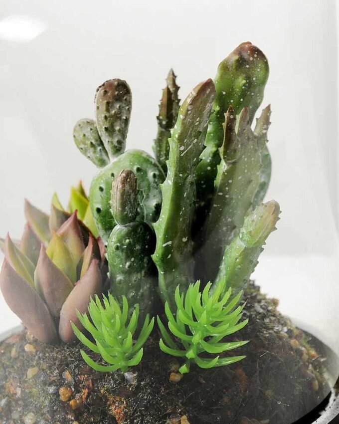 13*13*18cm Desert plant in grass pot GS-3030171