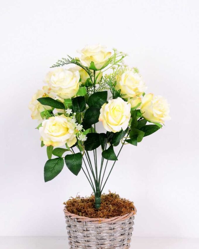 18*42cm Rose bush*12 GS-3150008-W1