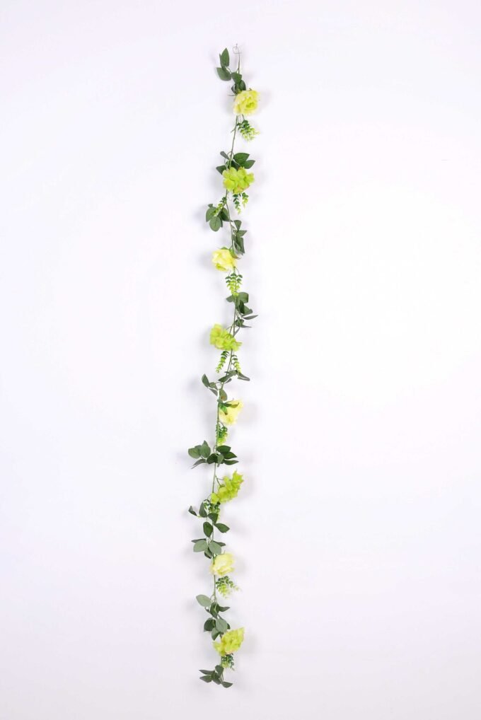 9*180cm Rose & hydrangea vine GS-3150009