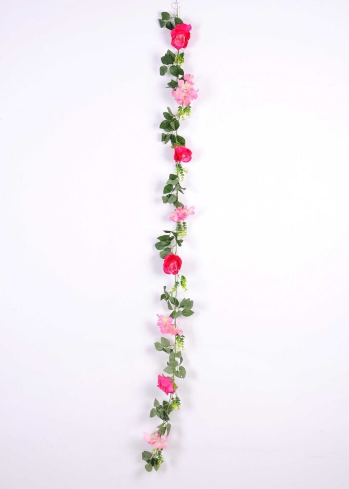 9*180cm Rose & hydrangea vine GS-3150009