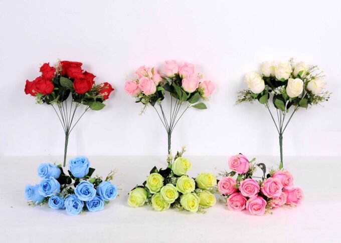 18*42cm Rose bush*9 GS-3150010-B1