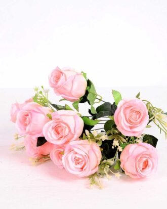 18*42cm Rose bush*9 GS-3150010-P1 Flowers Bush YeahFlower is one of Chinese leading OEM manufacturers and exporters , supplying the silk flowers, wholesale artificial trees 18*42cm Rose bush*9 GS-3150010-P1