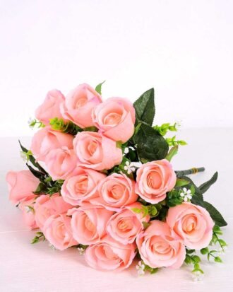 32*36cm Mini rose bush*18 GS-3150011-P1 Flowers Bush YeahFlower is one of Chinese leading OEM manufacturers and exporters , supplying the silk flowers, wholesale artificial trees 32*36cm Mini rose bush*18 GS-3150011-P1