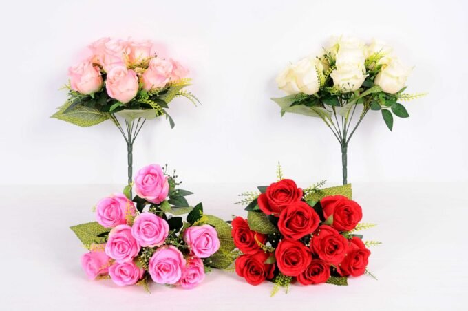 22*35cm Rose bush*9 GS-3150013-P1