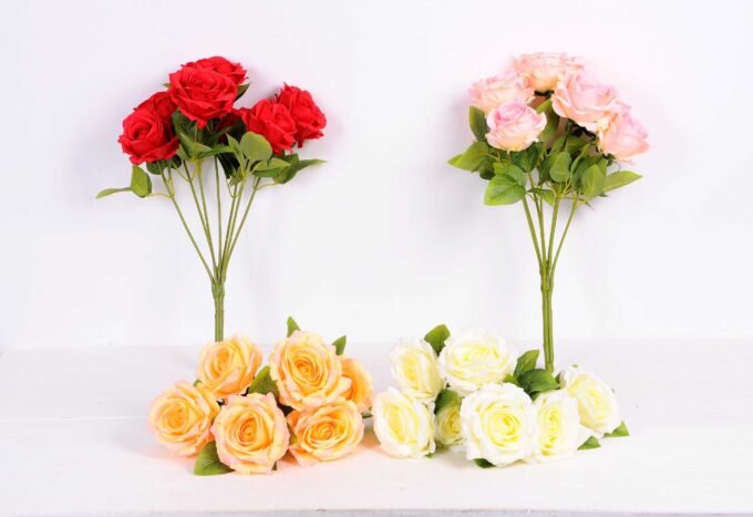 28*55cm Rose bush*7 GS-3150016-R1