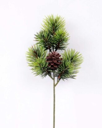 17*38CM Pine needle & plastic pine cone GS-3270197