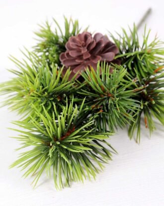 17*38CM Pine needle & plastic pine cone GS-3270197