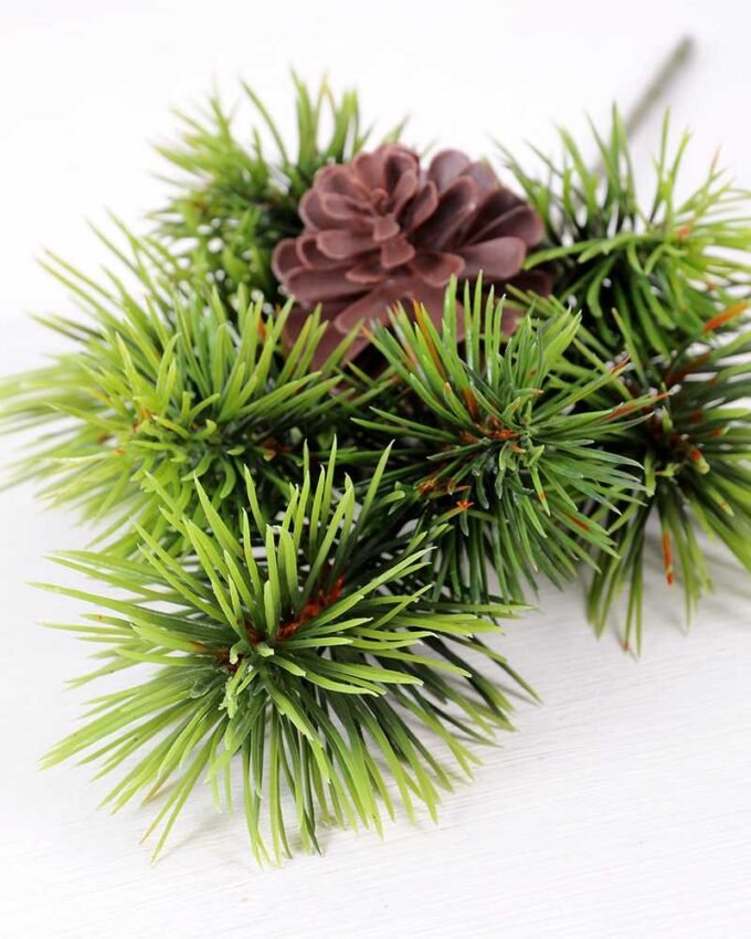 17*38CM Pine needle & plastic pine cone GS-3270197
