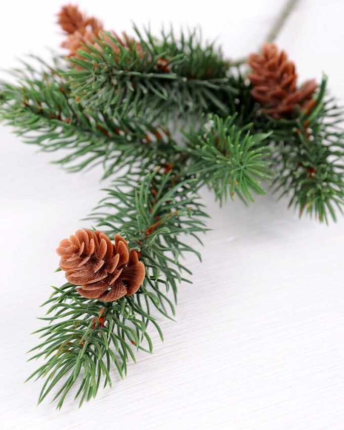 12*40CM Pine needle & plastic pine cone GS-3270201