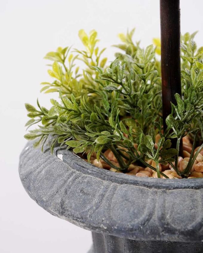 26"double ball with small plastic leaf paper basin GS-3300093