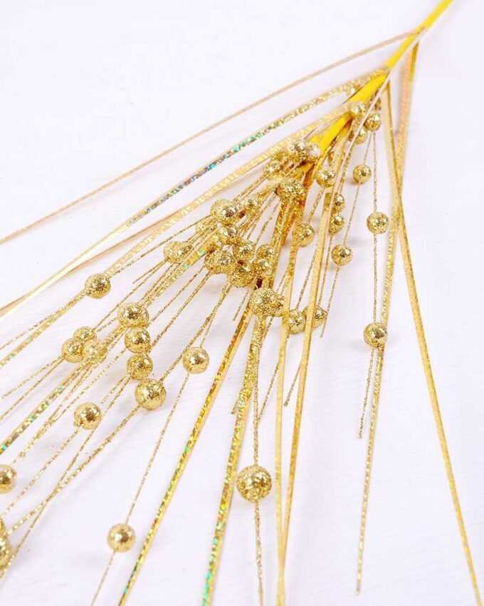 85cm Gold Glittered Willow Spray Christmas Florals GS-3350013