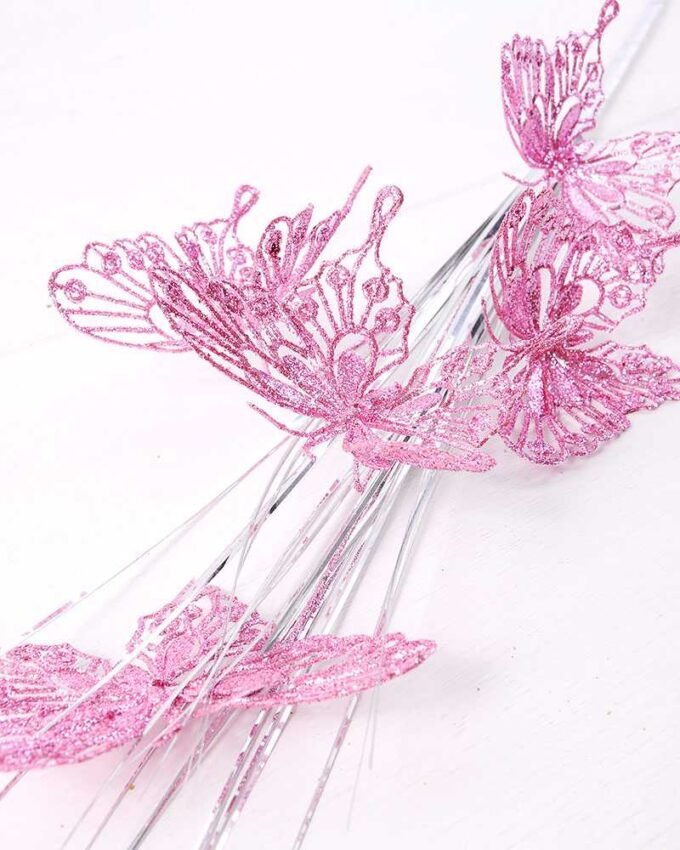88cm Glitter Butterfly Sprays GS-3350016