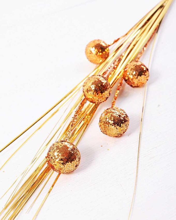 68cm Glitter Longan Sprays GS-3350021