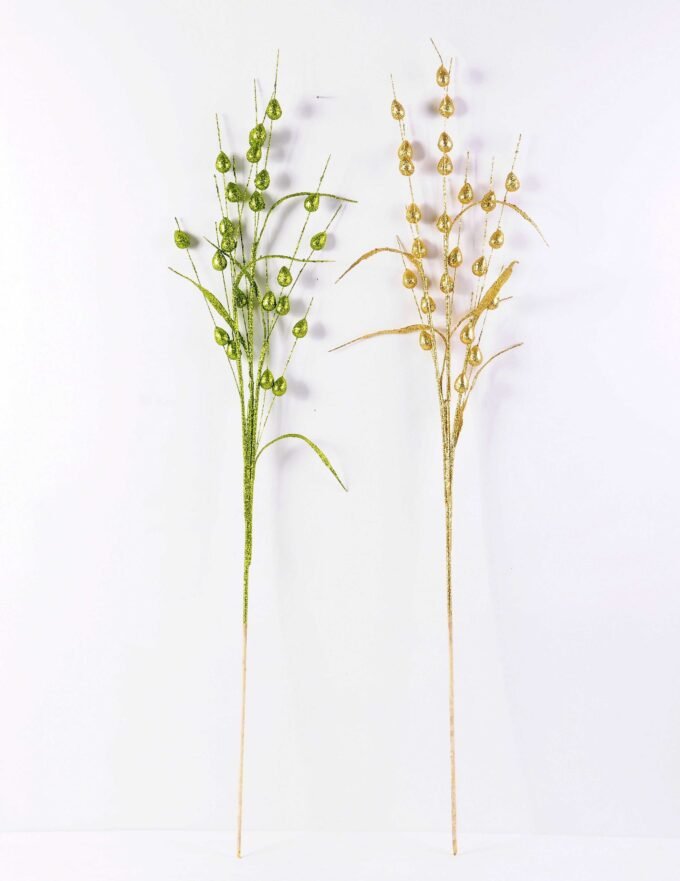 115cm Sparkle pistachio?nuts & Decorative Sprays GS-3350022