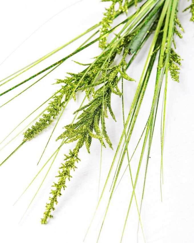 85cm Glitter Green Bristlegrass Sprays GS-3350026 2 85cm Glitter Green Bristlegrass Sprays GS-3350026