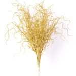 50cm Gold Glittered Willow Spray (1 Count) Christmas Florals GS-3350029