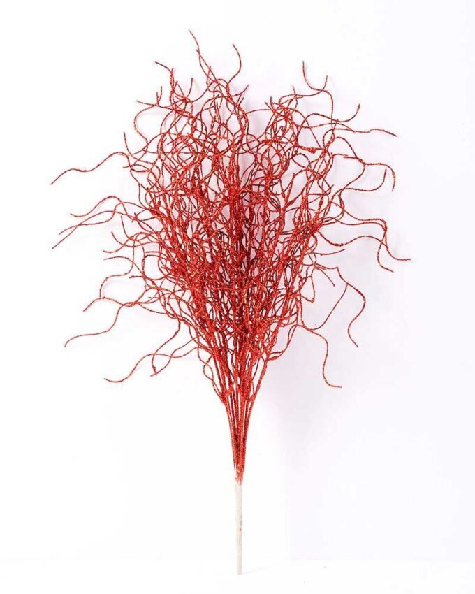 50cm Gold Glittered Willow Spray (1 Count) Christmas Florals GS-3350029