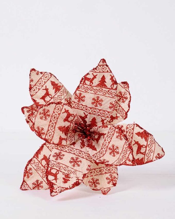 23*46CM Single Poinsettia GS-3350078 1 23*46CM Single Poinsettia GS-3350078