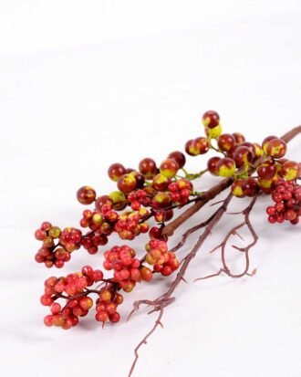 15*51cm Berry Spary GS-3350158 Christmas Item YeahFlower is one of Chinese leading OEM manufacturers and exporters , supplying the silk flowers, wholesale artificial trees 15*51cm Berry Spary GS-3350158