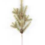 28" Pine needle & plastic pine cone GS-3480097A