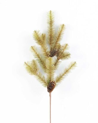 28" Pine needle & plastic pine cone GS-3480097B