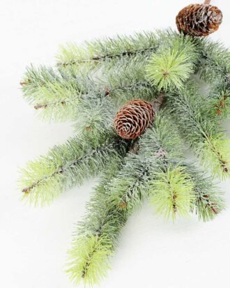 28" Pine needle & plastic pine cone GS-3480097D