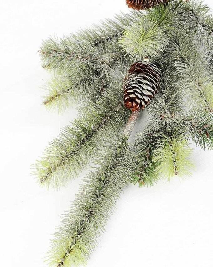28" Pine needle & plastic pine cone GS-3480097E