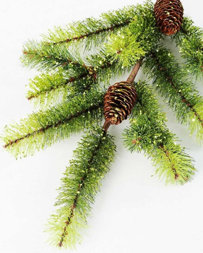 28" Pine needle & plastic pine cone GS-3480097
