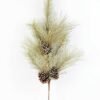 34" Pine needle & plastic pine cone GS-3480098A