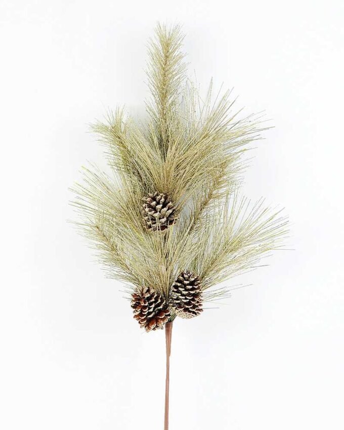 34" Pine needle & plastic pine cone GS-3480098A