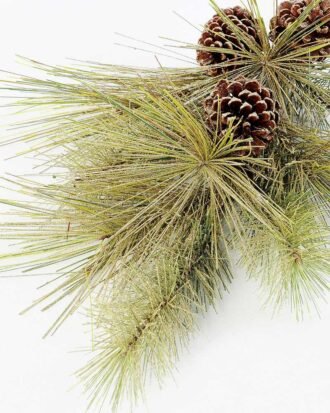34" Pine needle & plastic pine cone GS-3480098A