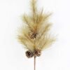 34" Pine needle & plastic pine cone GS-3480098B