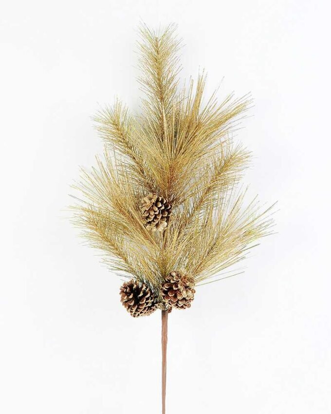 34" Pine needle & plastic pine cone GS-3480098B