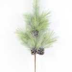 34" Pine needle & plastic pine cone GS-3480098C