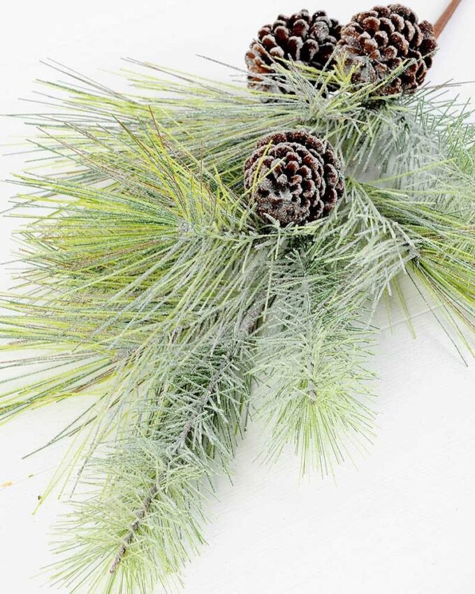 34" Pine needle & plastic pine cone GS-3480098C