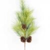 34" Pine needle & plastic pine cone GS-3480098