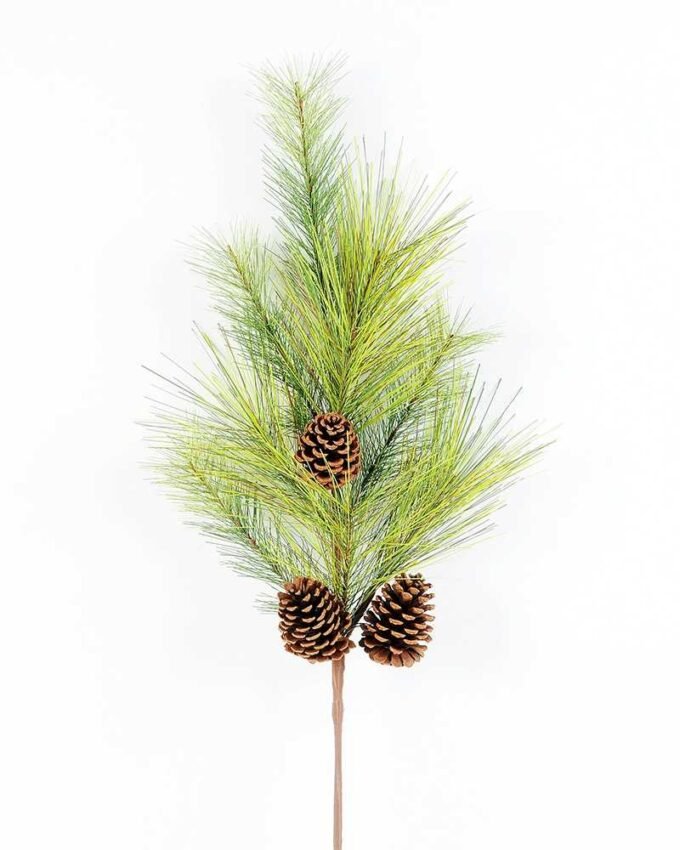 34" Pine needle & plastic pine cone GS-3480098