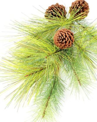 34" Pine needle & plastic pine cone GS-3480098