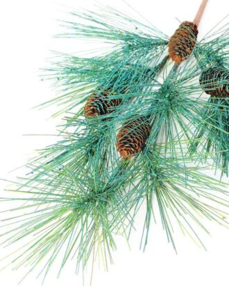 36" Pine needle & plastic pine cone GS-3480100A