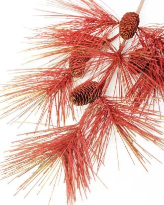 36" Pine needle & plastic pine cone GS-3480100E