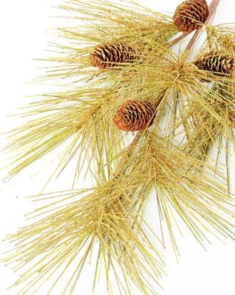 36" Pine needle & plastic pine cone GS-3480100F