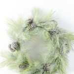 30"pine wreath & plastic pine cone GS-3480104
