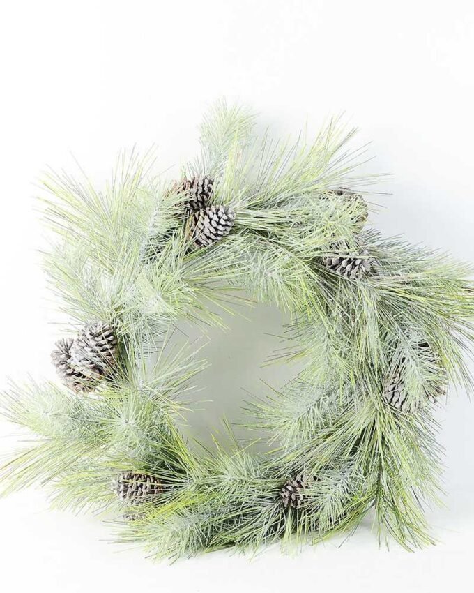 30"pine wreath & plastic pine cone GS-3480104 1 30"pine wreath & plastic pine cone GS-3480104
