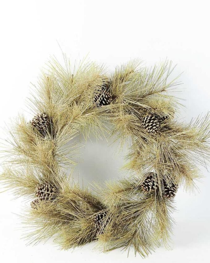 30"pine wreath & plastic pine cone GS-3480104 4 30"pine wreath & plastic pine cone GS-3480104