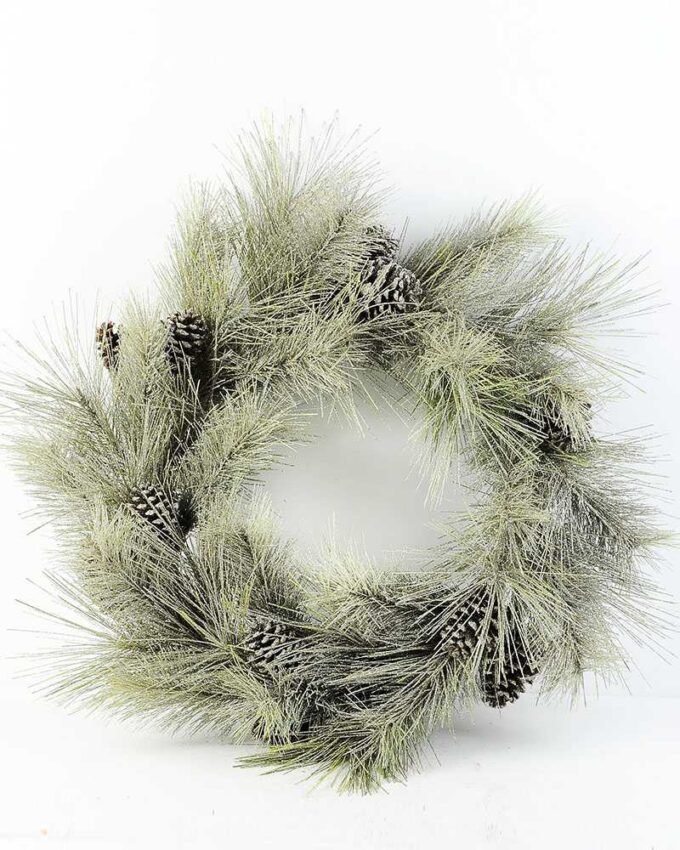 30"pine wreath & plastic pine cone GS-3480104 5 30"pine wreath & plastic pine cone GS-3480104