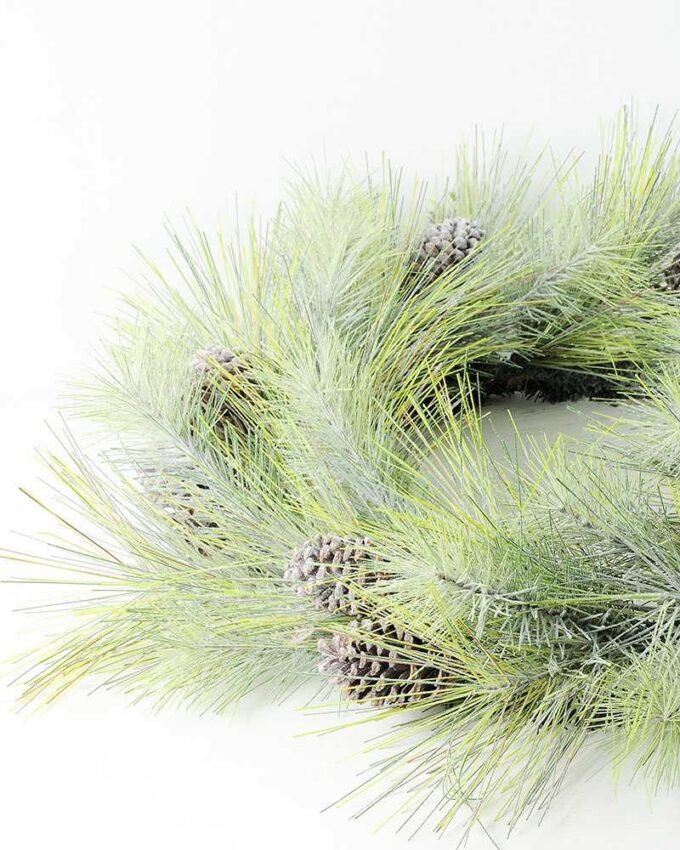 30"pine wreath & plastic pine cone GS-3480104 2 30"pine wreath & plastic pine cone GS-3480104