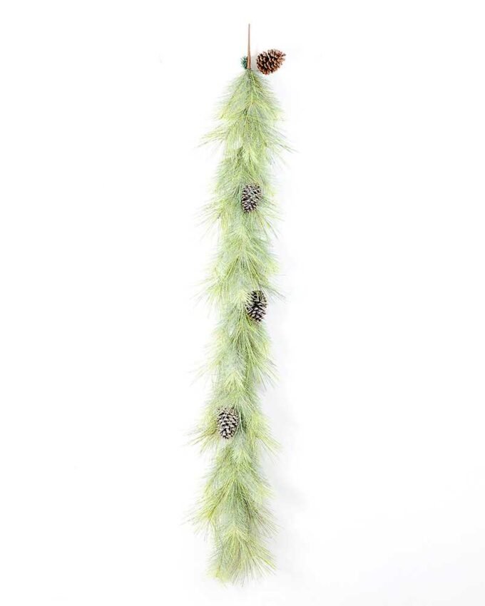 72"Pine Needle Vine & plastic pine cone GS-3480105